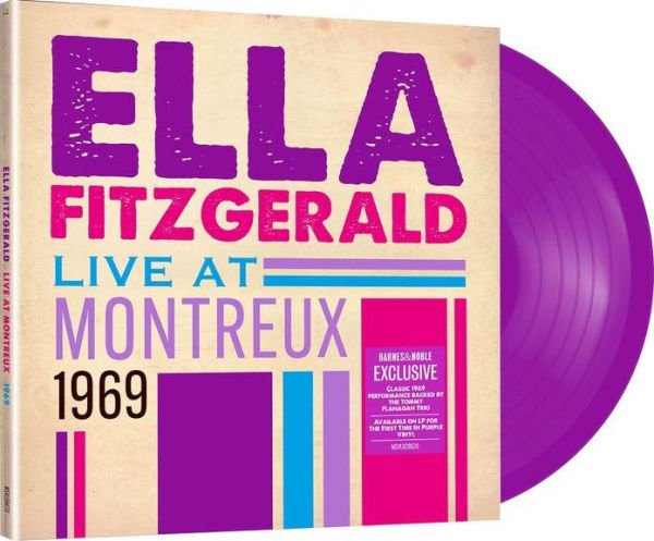 "Vinyl Record Title - Transatlantic Vinyl RecordsElla Fitzgerald - Live at Montreux 1969 - USA Import - Purple vinyl.
