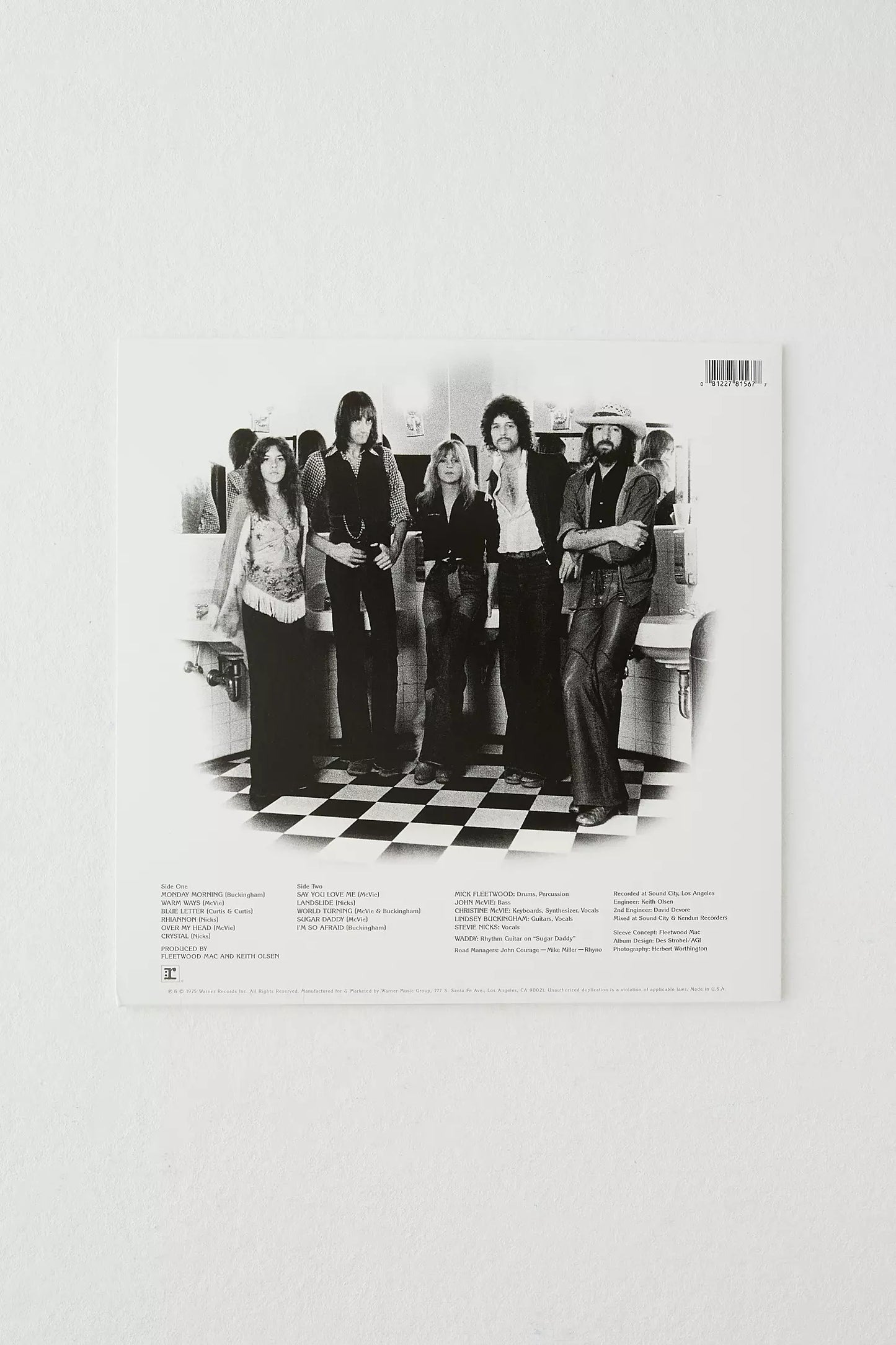 Fleetwood Mac - Fleetwood Mac USA Exclusive LP-Teal Blue vinyl.