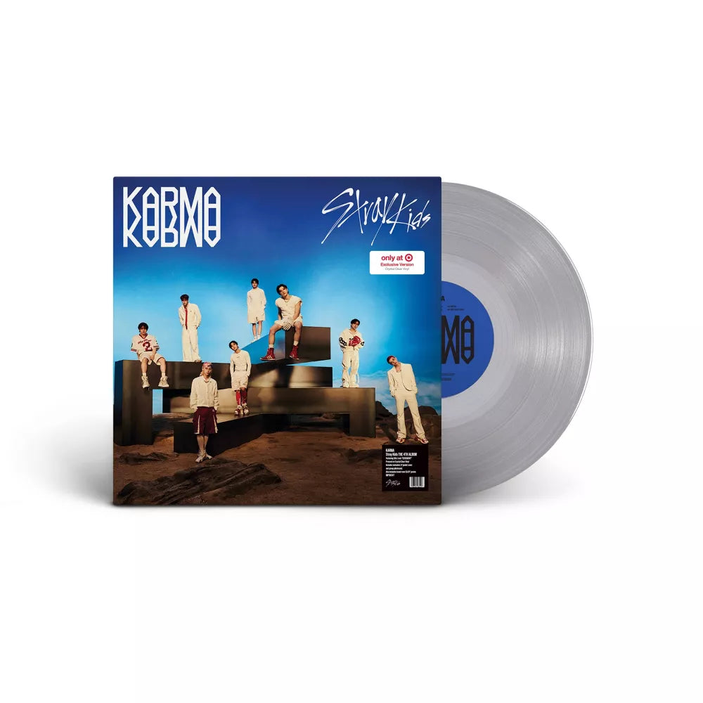 Stray Kids - KARMA (USA Indie Exclusive)-Silver Vinyl- USA Import.