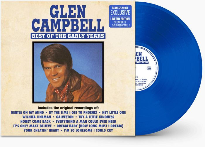 Glen Campbell- Best of the Early Years- USA Import- Blue Vinyl.