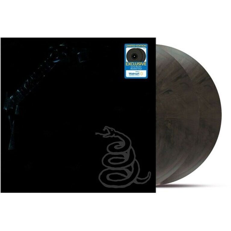"Vinyl Record Title - Transatlantic Vinyl RecordsMetallica - Black Album - USA Exclusive Import Vinyl Record l - Smokey Colour Vinyl.