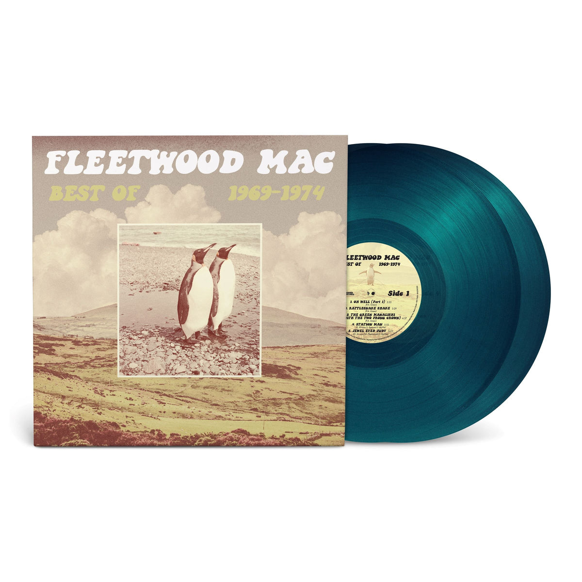 FLEETWOOD MAC - BEST OF 1969-1974 Vinyl LP-Exclusive Teal USA