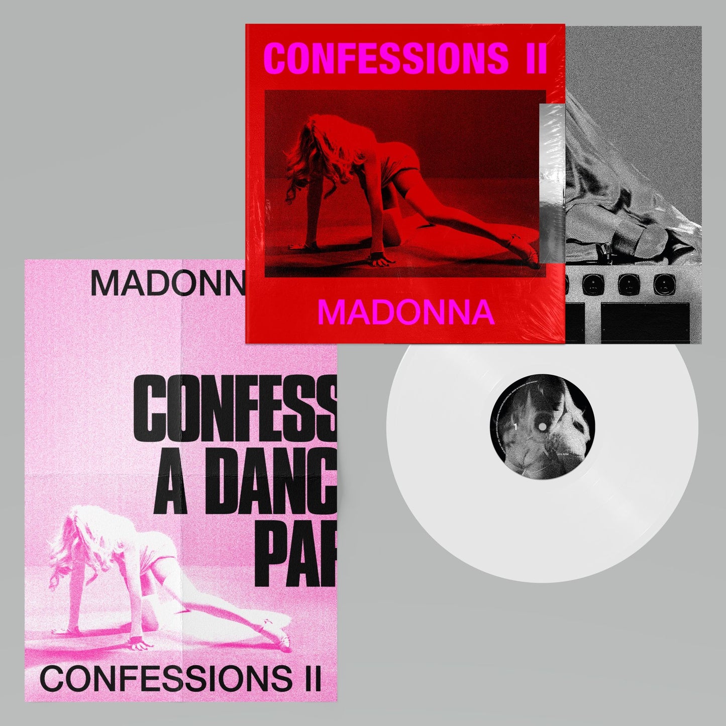 Madonna- Confessions 2- Stark White Colour-USA Exclusive Vinyl.