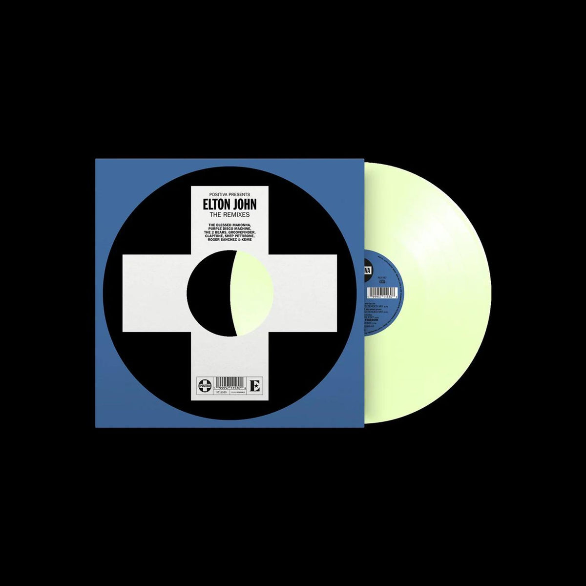 Elton John - The Remixes (180g)-(Limited Edition)-Glow In The Dark Vinyl.