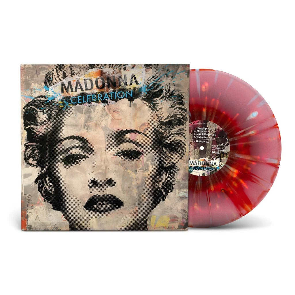 Madonna Celebration (1LP Red/Pink Splatter) (Exclusive)-USA Exclusive.