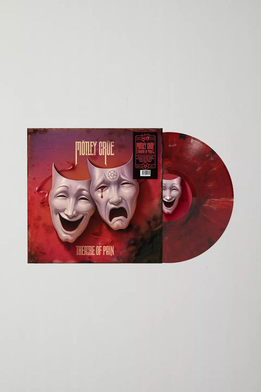 Motley Crue- Theatre of Pain- USA Import Vinyl- Red Blood black mix.