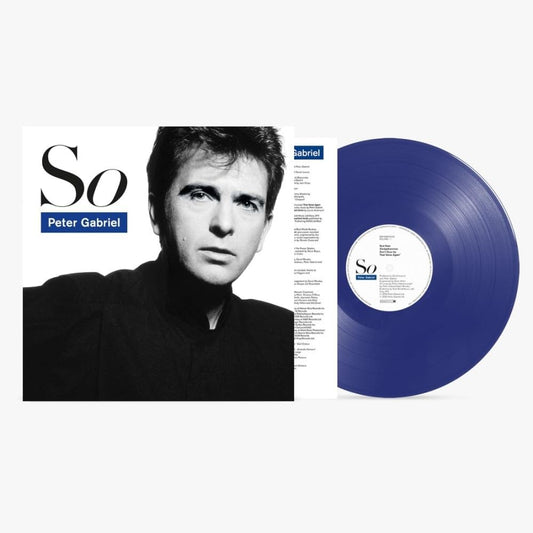 Peter Gabriel- SO- Blue Vinyl- USA Import- B&N Issue.