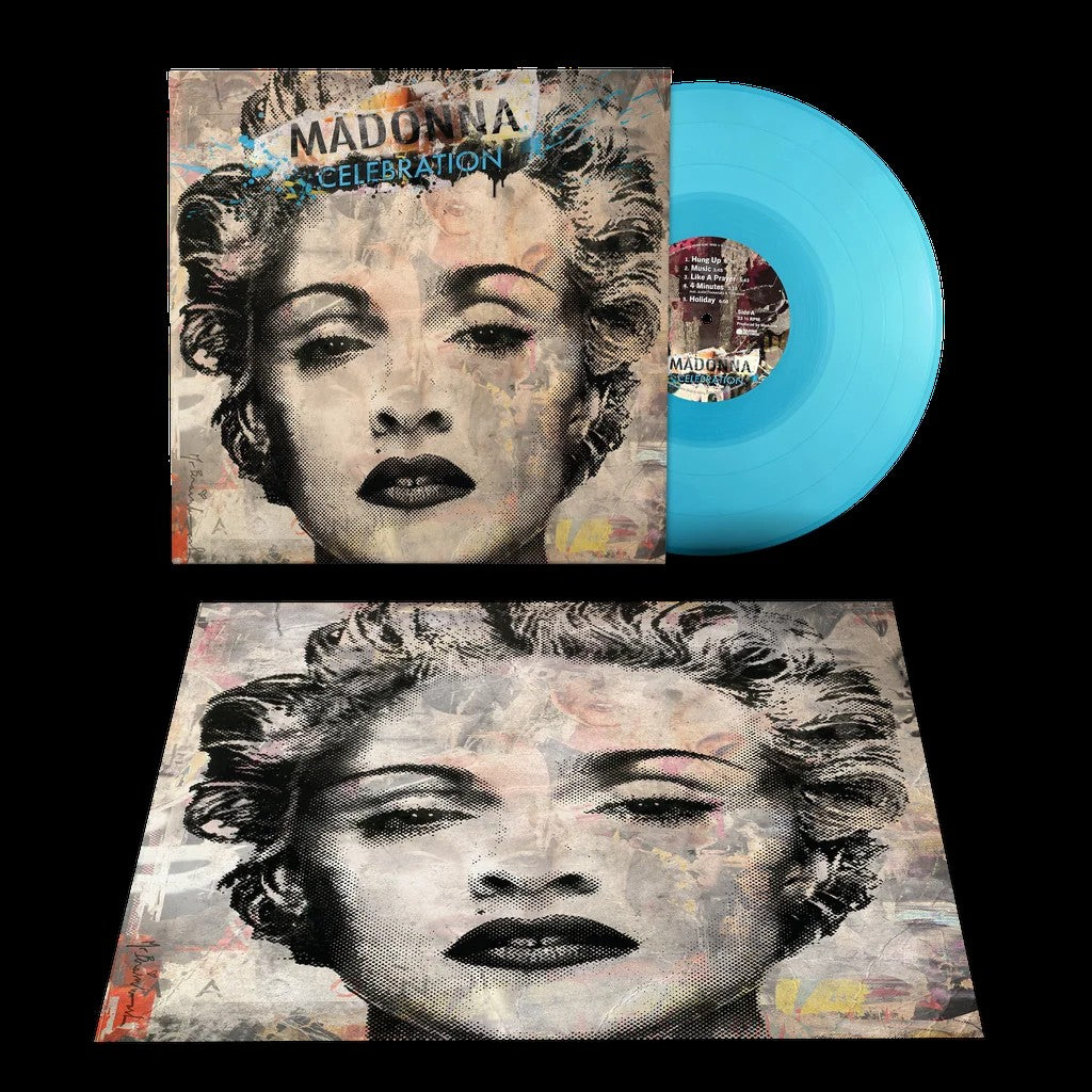 Madonna-Celebration (1LP Translucent Light Blue)-USA Exclusive.
