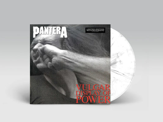 Pantera- Vulgar Display Of Power- USA import- White with Flecking Vinyl.