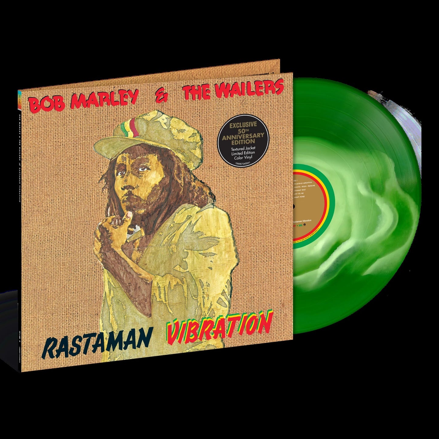 Bob Marley-Rastaman- Vibration (50th Anniversary Green Swirl-USA Import.
