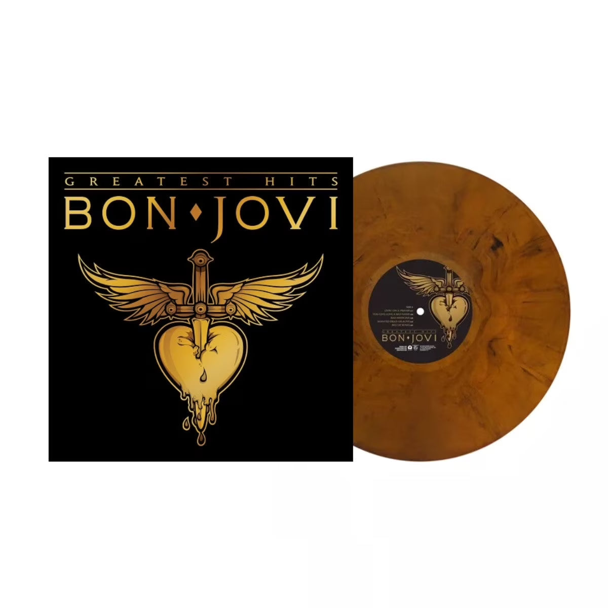 Bon Jovi - Greatest Hits -USA Exclusive Limited Tiger Eye Color Vinyl LP