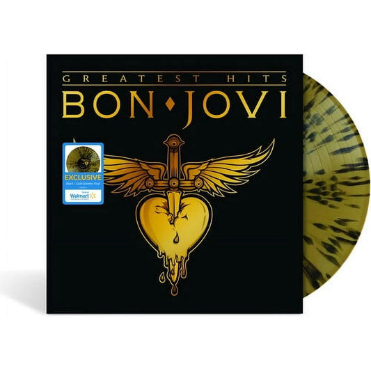 Bon Jovi – Greatest Hits USA IMPORT Exclusive - Vinyl-Yellow and Black.