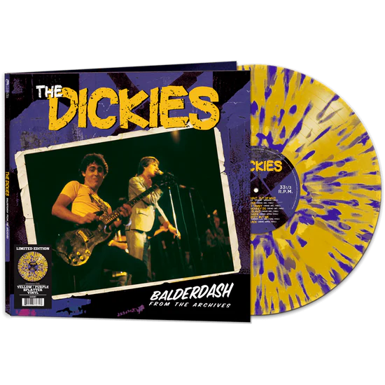 The Dickies- Balderdash- Gold & Blue Splatter Vinyl-USA Import