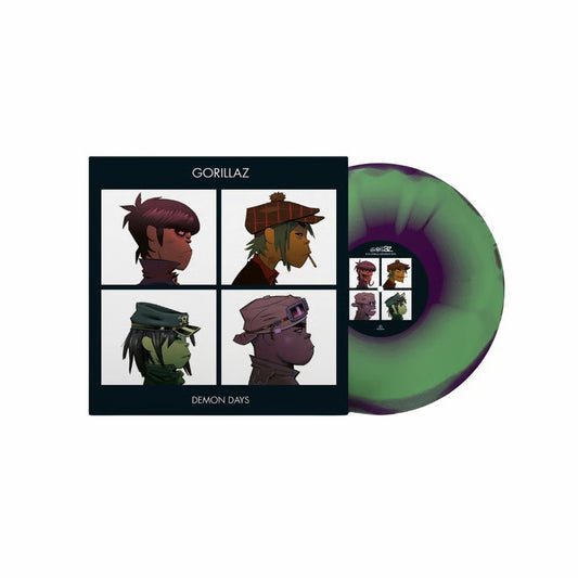 Gorillaz -Gorillaz (Camouflage Green, Brown & Black Vinyl)-Colour Vinyl.