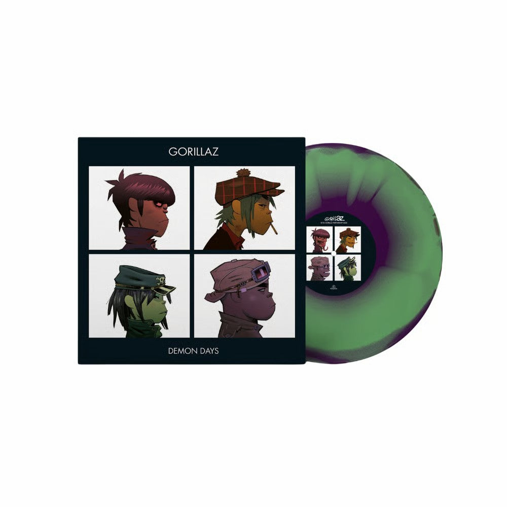 Gorillaz-  Demon Days Colour LP-USA Exclusive Vinyl-Muti-Colour.