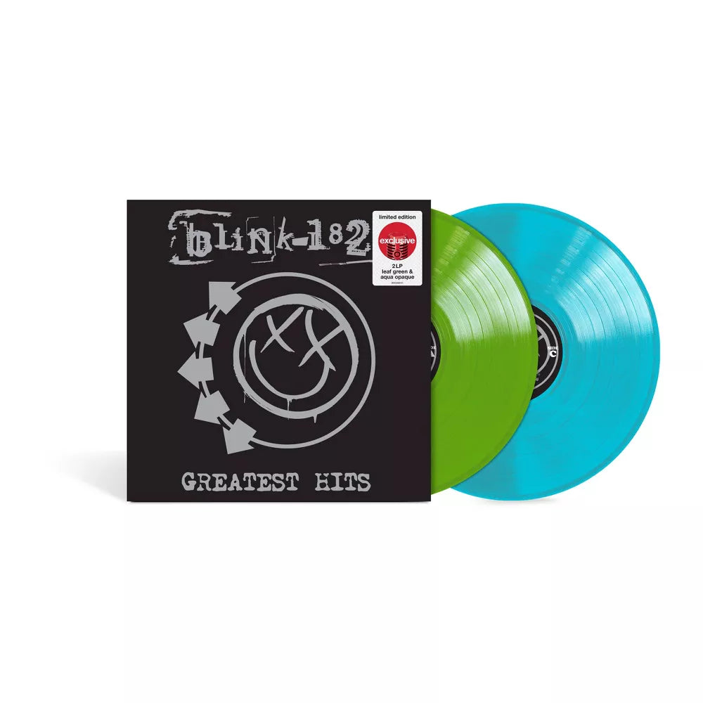 Blink 182- Greatest Hits-USA Import- Vinyl Record-Blue & Green.