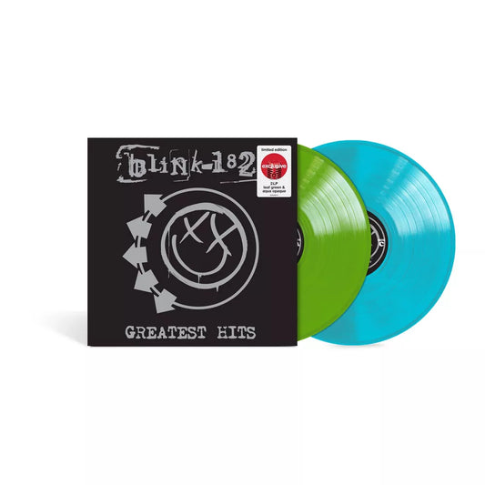 Blink 182- Greatest Hits-USA Import- Vinyl Record-Blue & Green.
