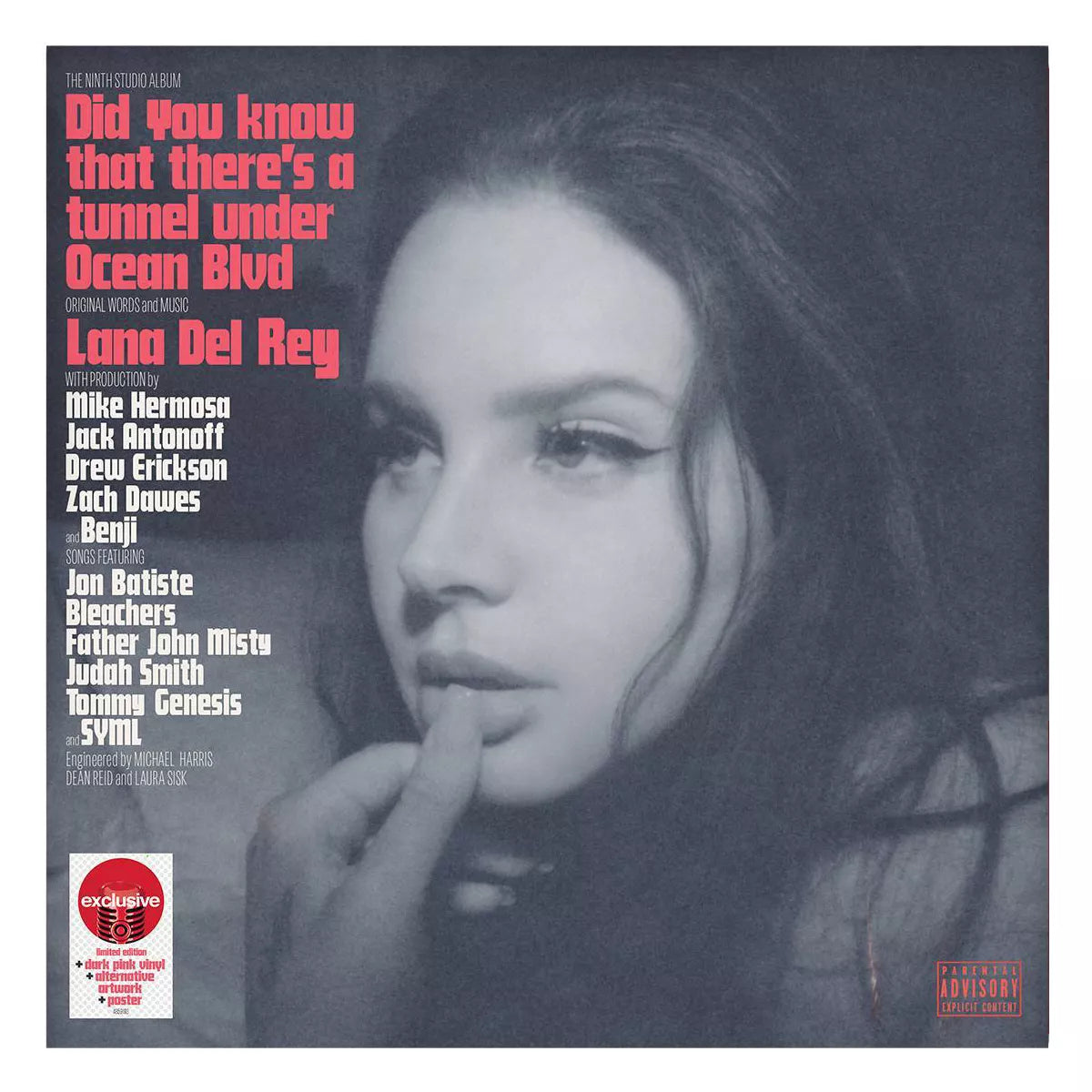 Lana Del Rey- Do You Know There is a Tunnel under ...USA Exclusive Import-Pink Vinyl.