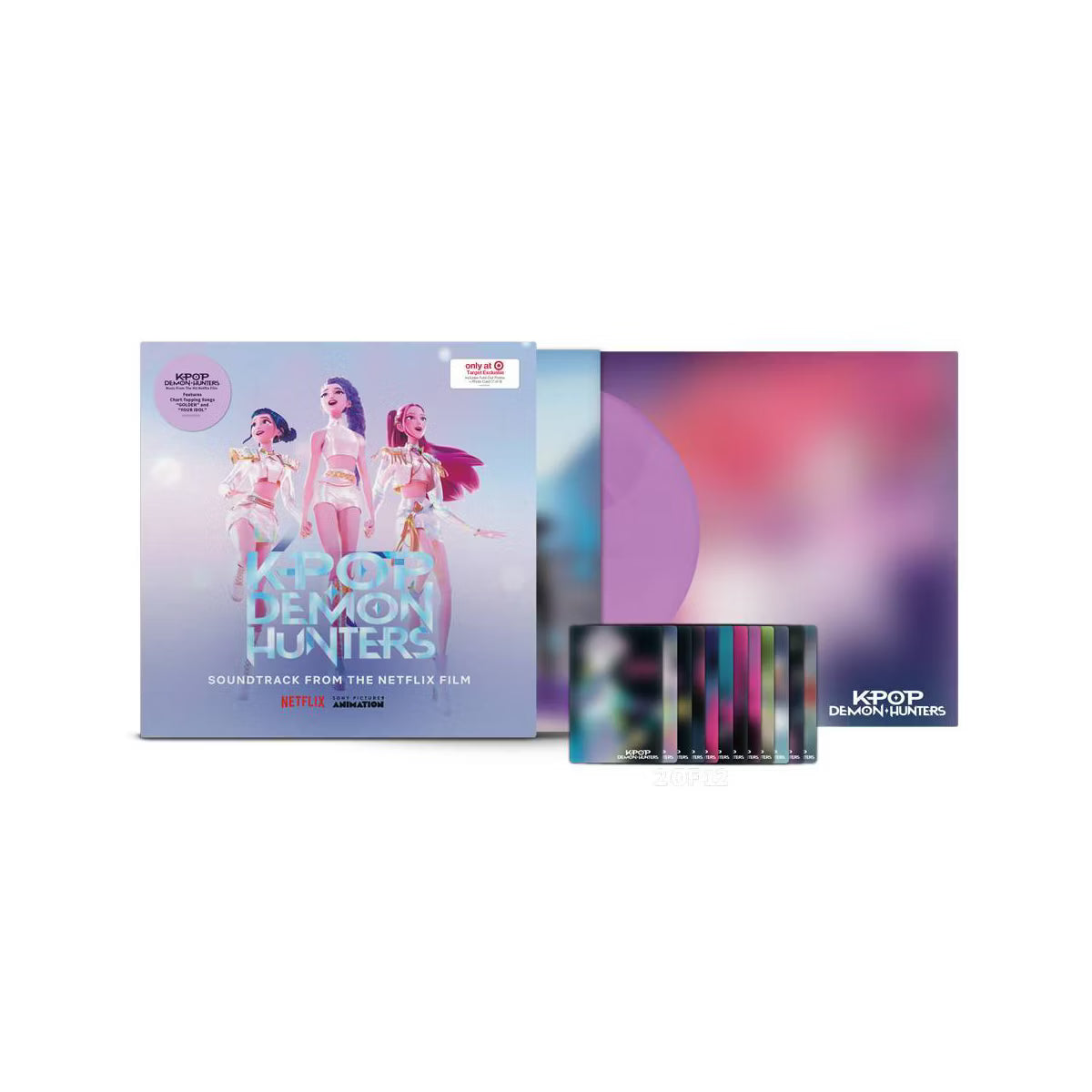 KPop- Demon Hunters Cast, HUNTR/X, Saja Boys-USA Exclusve Vinyl.