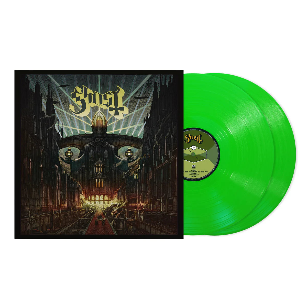 Ghost- 'MELIORA' 2LP (10th Anniversary, Deluxe, Neon Green Vinyl-NOW SHIPS.
