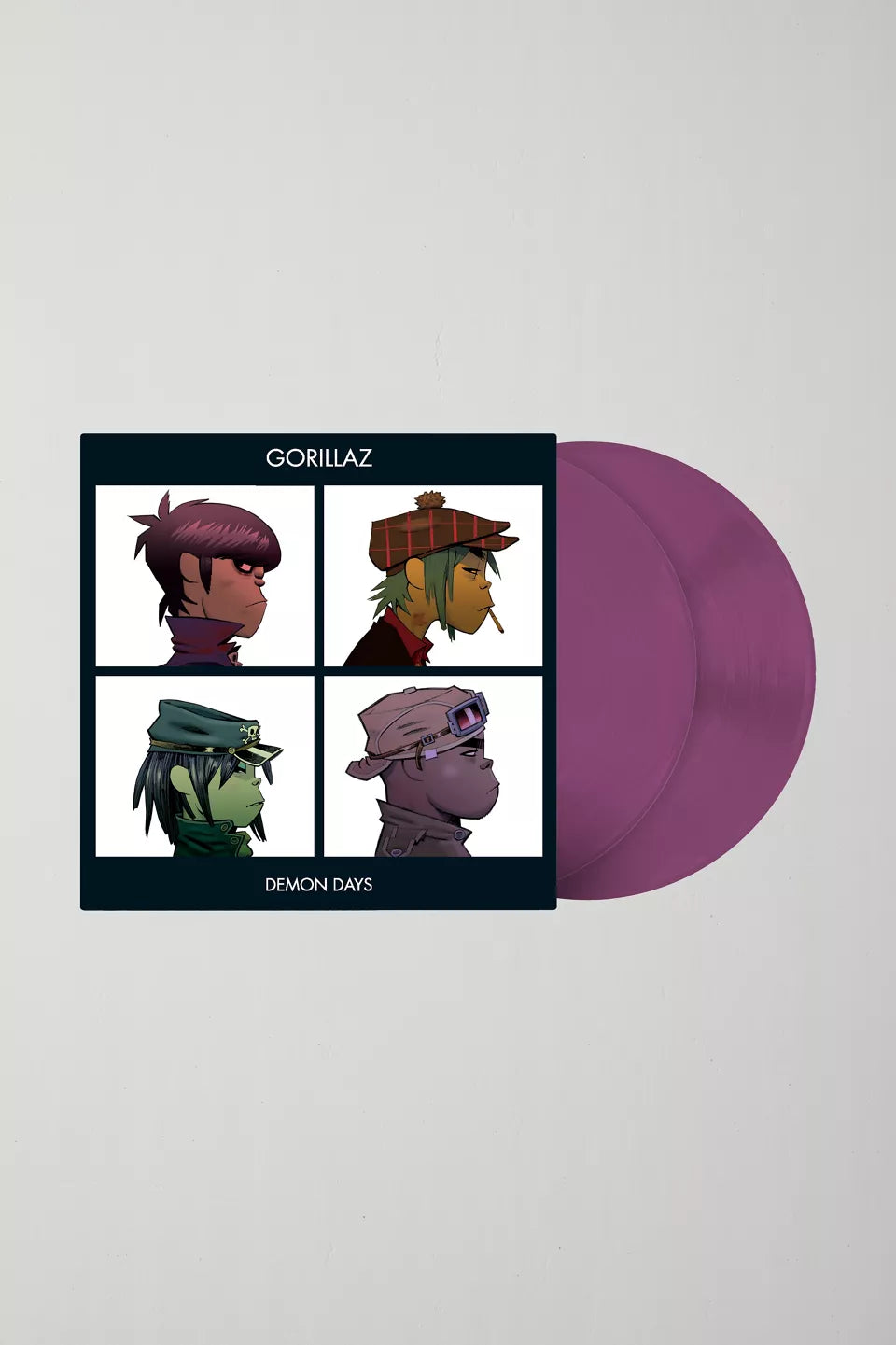 Gorillaz - Demon Days UO Exclusive 2XLP-Import USA Vinyl-Purple Vinyl.