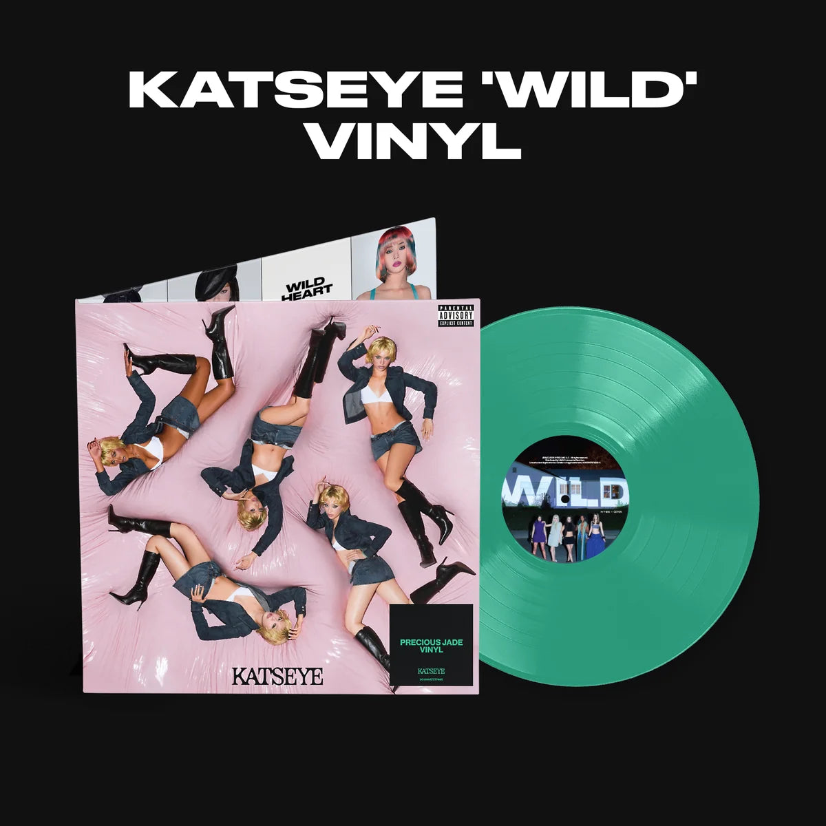 Katseye - Wild vinyl- Jade Colour Vinyl- K-Pop,