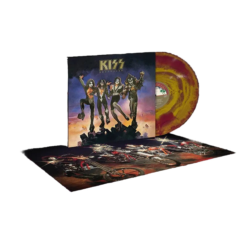 KISS - Destroyer - 50th Anniversary - Dark Gold Swirls Vinyl - USA Exclusive.