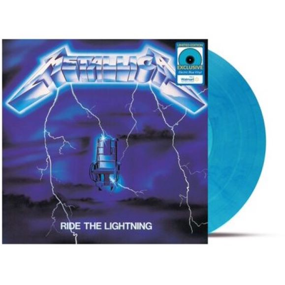 Metallica - Ride the Lightining-Colbalt Blue Vinyl- USA Import Vinyl Record.