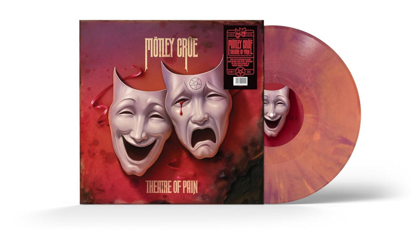 Motley Crue-Theatre of Pain- USA INDIE -Import Exclusive- Burned Rose Colour-Coming Soon.