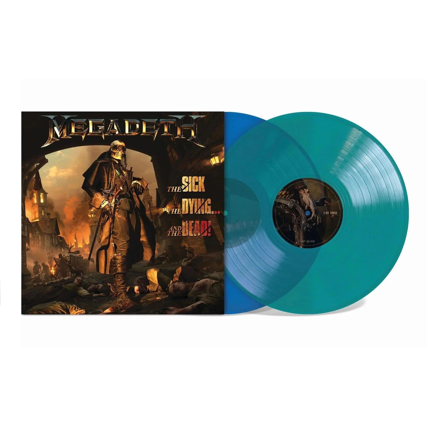 Megadeth-The Sick, The Dying...and the Dead! (Blue & Green Vinyl) USA Import.