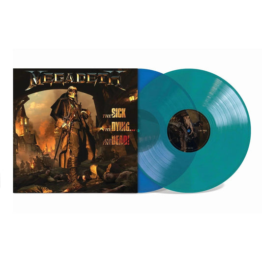 Megadeth-The Sick, The Dying...and the Dead! (Blue & Green Vinyl) USA Import.