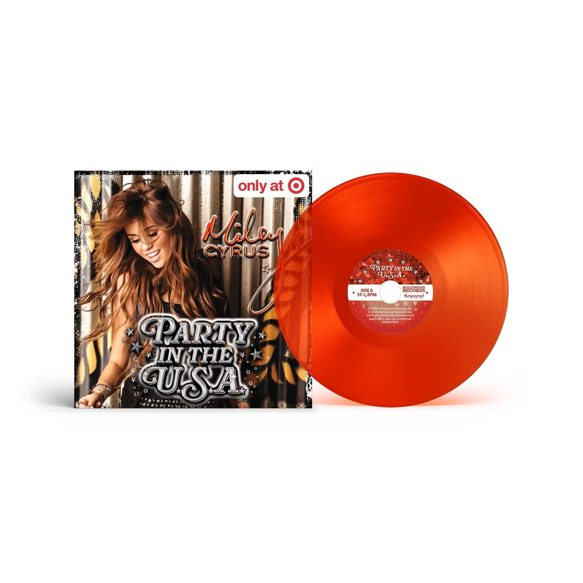 Miley Cyrus Tiny Vinyl Edition - Party in the USA/Time of Our Lives-USA Exclusive