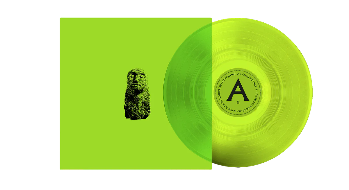 ØXN Cruel Mother - The Remixes- Lime Green Translucent Vinyl. Made in Republic of Ireland