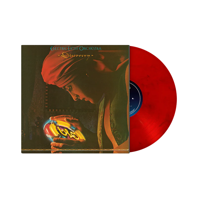 Jeff Lyne-ELO-Discovery-Red Vinyl. Exclusive USA Vinyl.