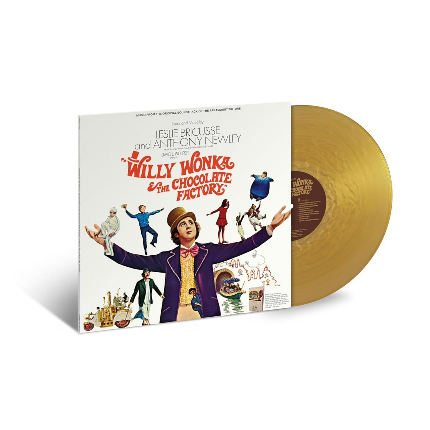Willy Wonka & the Chocolate Factory-Soundtrack- Gold Vinyl-USA Import.