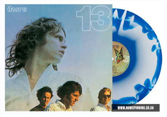 The Doors-13 Greatest Hits- USA import Vinyl- Blue and White Cloudy Vinyl.