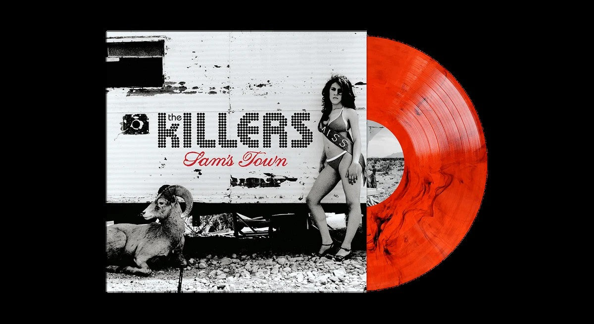 The Killers-Sam's Town-Exclusive USA Colour Vinyl-Red Smokey Vinyl.