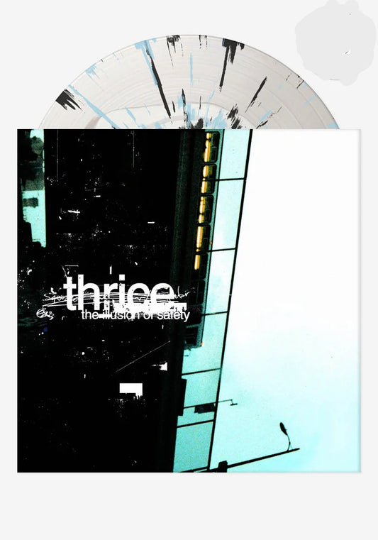 Thrice- The Illusion Of Safety 20th Anniversary USA- Exclusive LP Clear With Black & Blue Splatter-