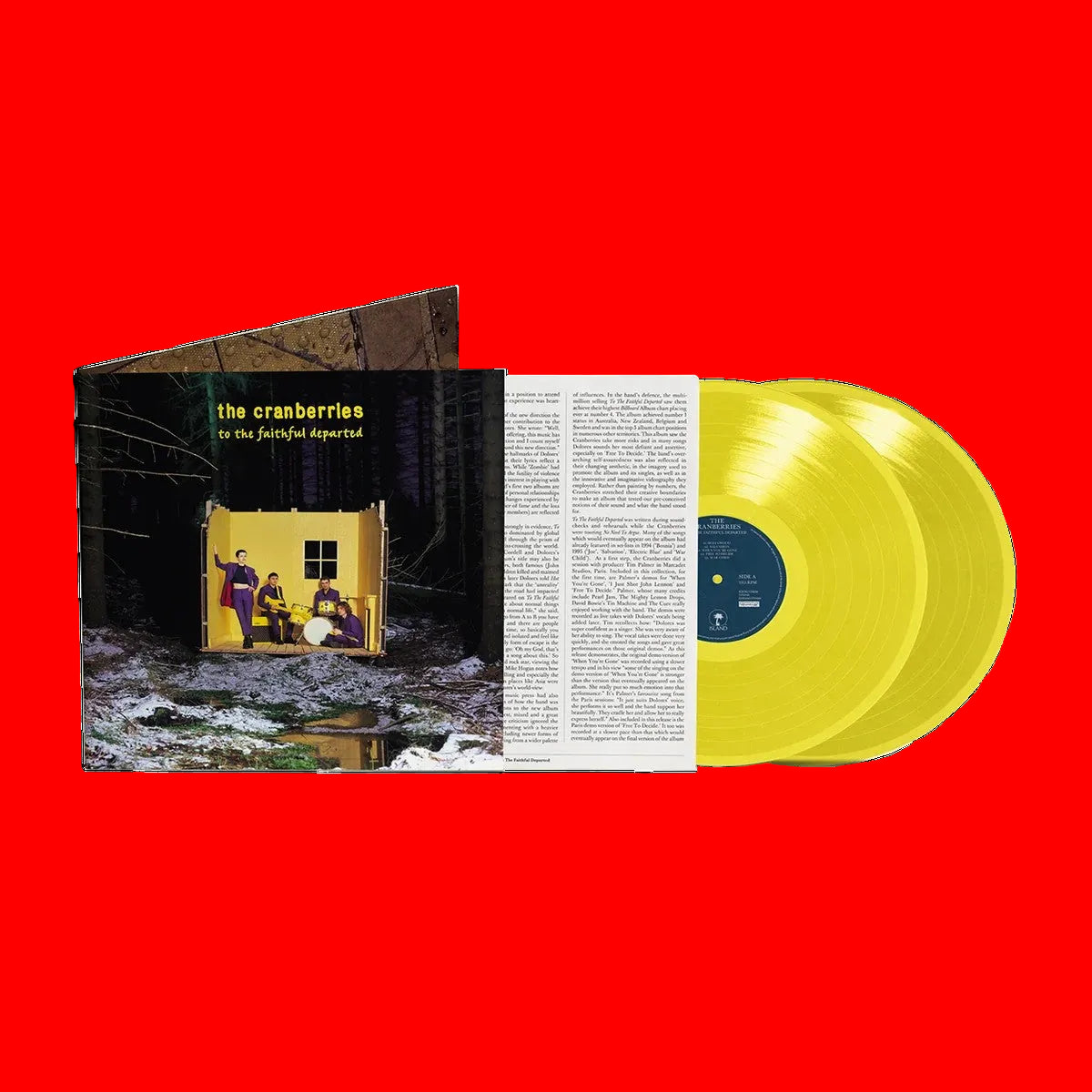 The Cranberries- To The Faithful Departed: Exclusive ISA Yellow Vinyl 2LP