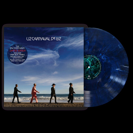 U2 - Carnaval De Luz -Ink Blue Vinyl LP- USA- Transatlanticvinylrecords. com.