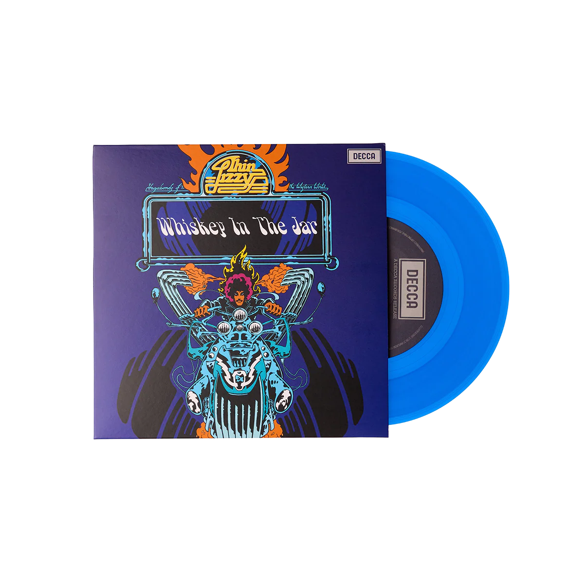 Thin Lizzy- Whisky in The Jar-7"- Rare Colour Vinyl- USA Import. Blue Vinyl.