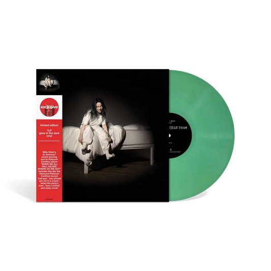 Billie Eilish - When we all fall asleep -Lime glow in dark-Exclusive USA