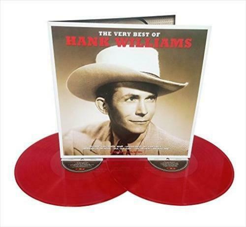 HANK WILLIAMS - THE VERY BEST OF (2LP 180G RED VINYL) NEW/SEALED-UK IMPORT