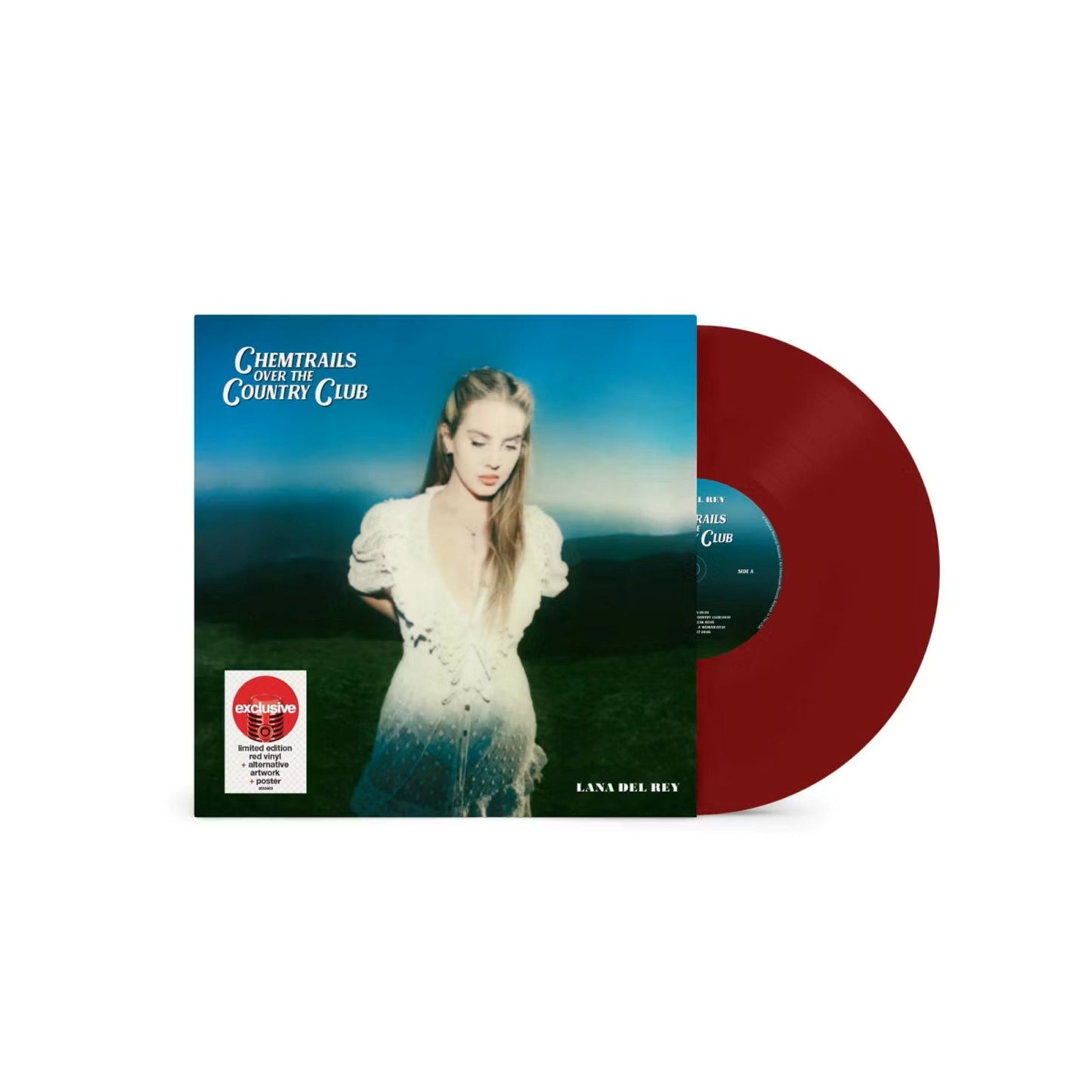 Lana Del Rey- Chemtrails Over the Country Club-USA Exclusive Red Vinyl.