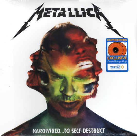 Metallica- Hard Wired for Sound- USA Import Vinyl LP- Orange.