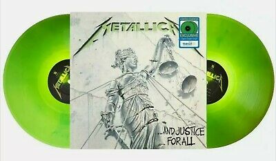Metallica-Justice for all USA Exclusive Import- Green Vinyl- Gatefold.