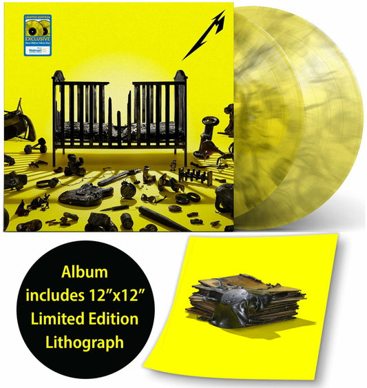 Metallica- 72 Seasons- With Lithograph- USA Exclusive Import- Yellow-Black