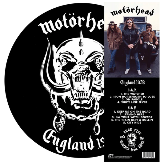 Motorhead-England 1978- Picture Disc- USA EXCLUSIVE.
