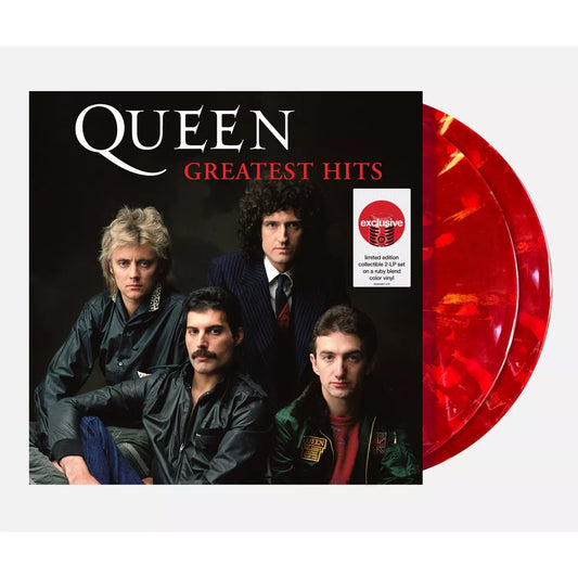 Queen - Greatest Hits- Ruby Red Vinyl- 2 LP Set- USA Import Vinyl.