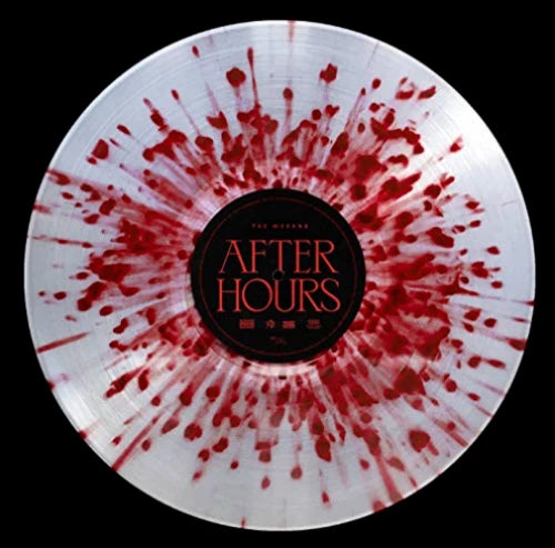 The Weeknd LP x 2 After Hours USA Import- Red and White Splatter Vinyl.